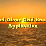 Stand-Alone Grid-Enabled Application